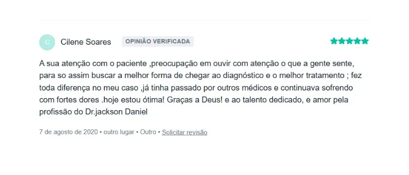 Depoimento 4 - Dr Jackson Daniel